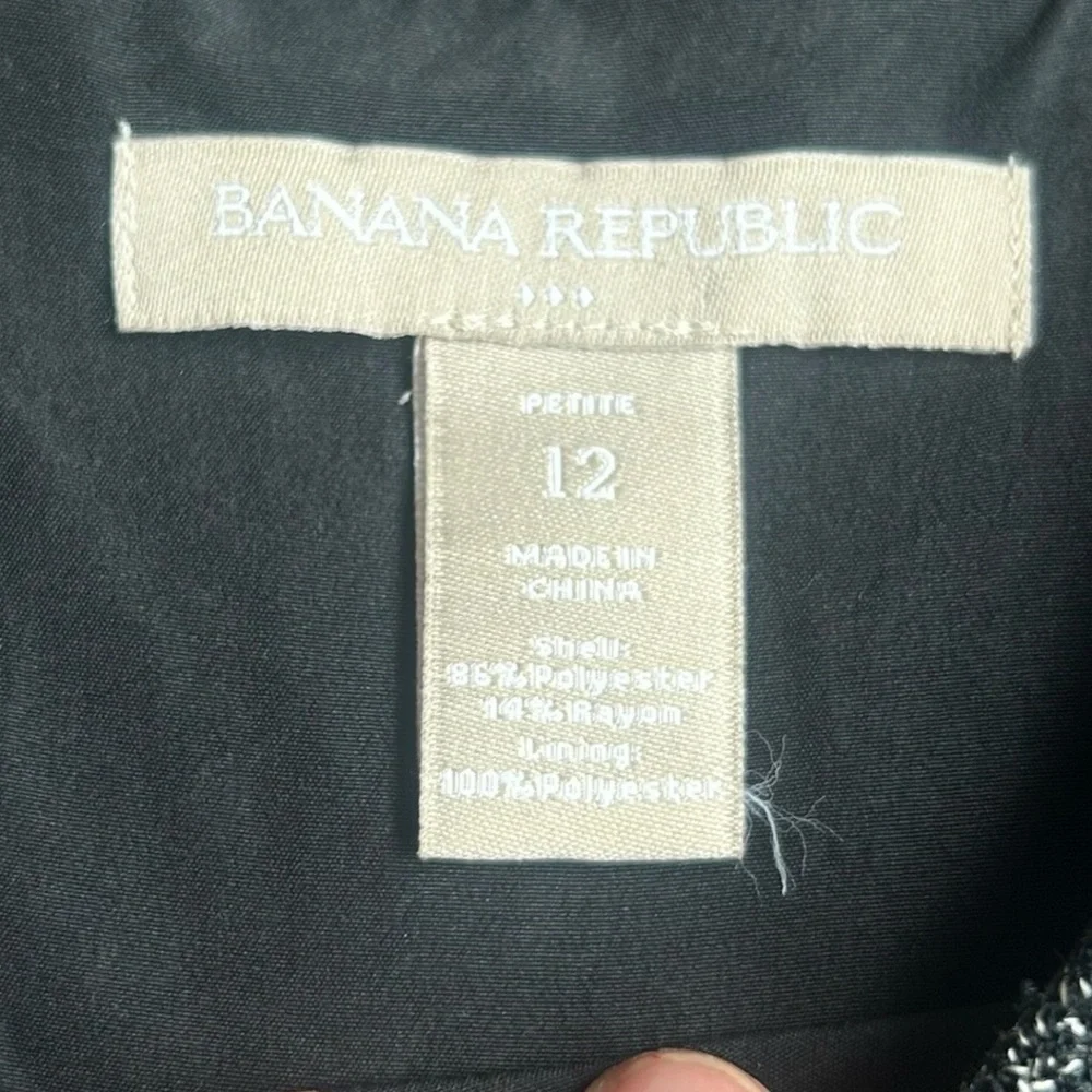 Banana Republic Charcoal Belted Mini Dress Size‎ 12 - Picture 6 of 7